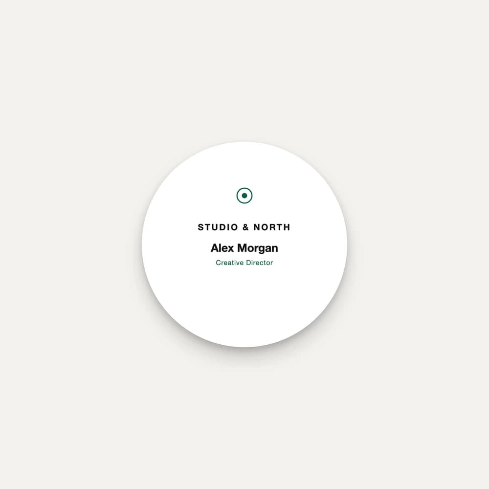 Circle Business Cards