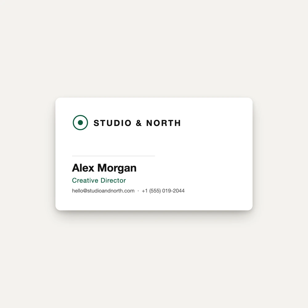 Standard Matte Business Cards