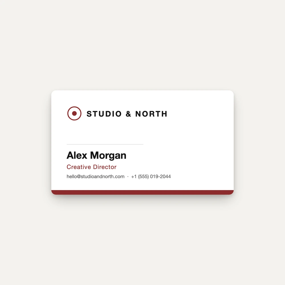 Triplex Business Cards