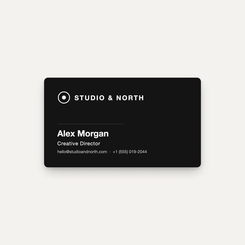 White Ink Black Cards