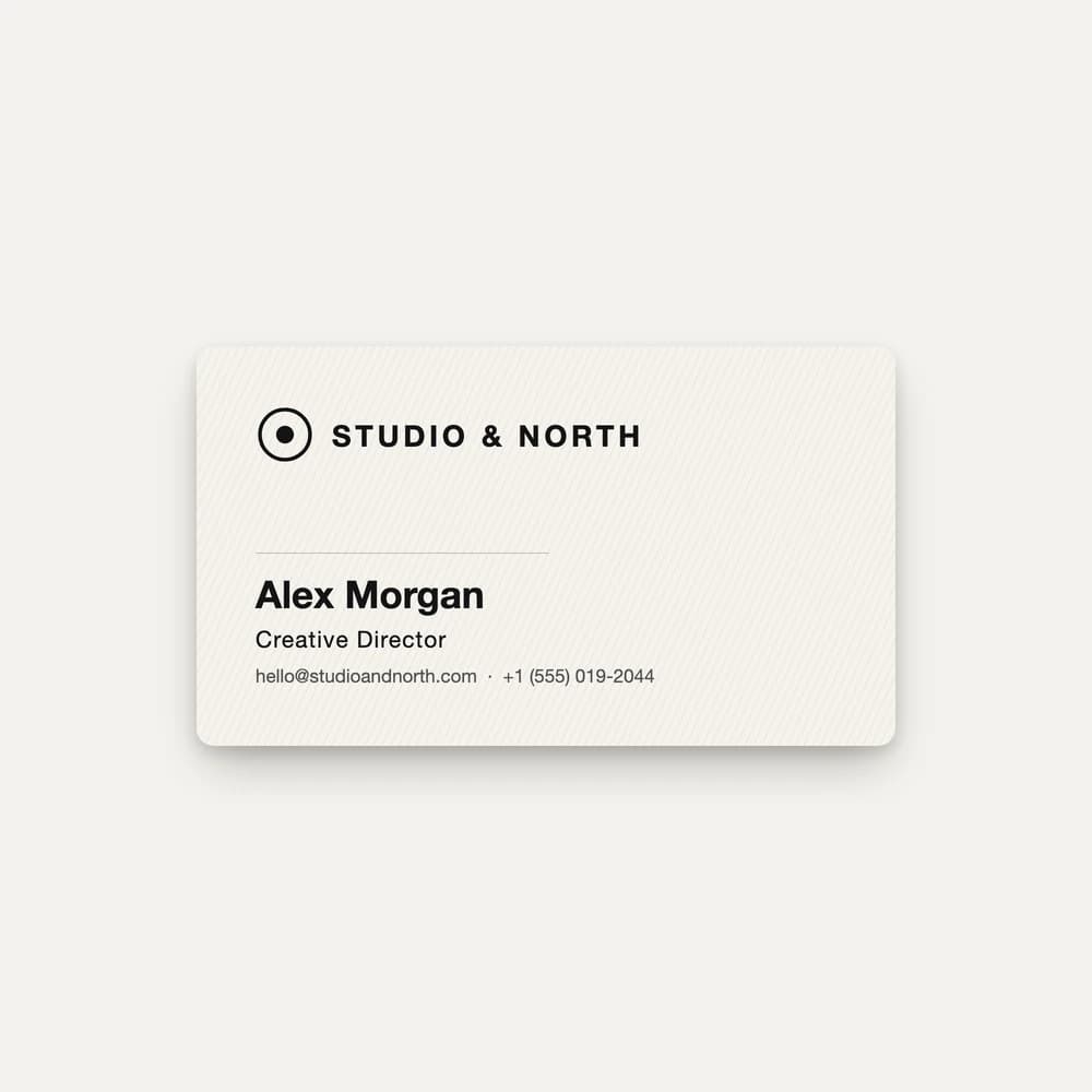 Textured Business Cards